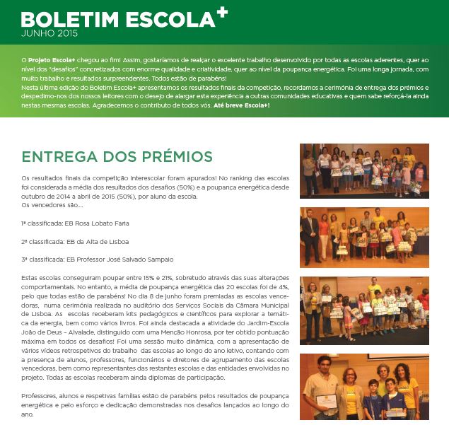5º Boletim Escola+